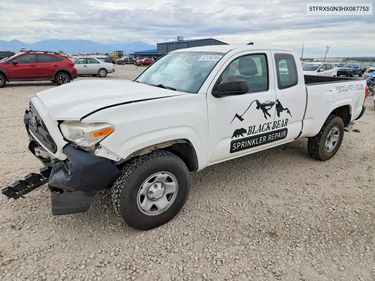 2017 Toyota Tacoma Sr VIN: 5TFRX5GN3HX087753 Lot: 62136246