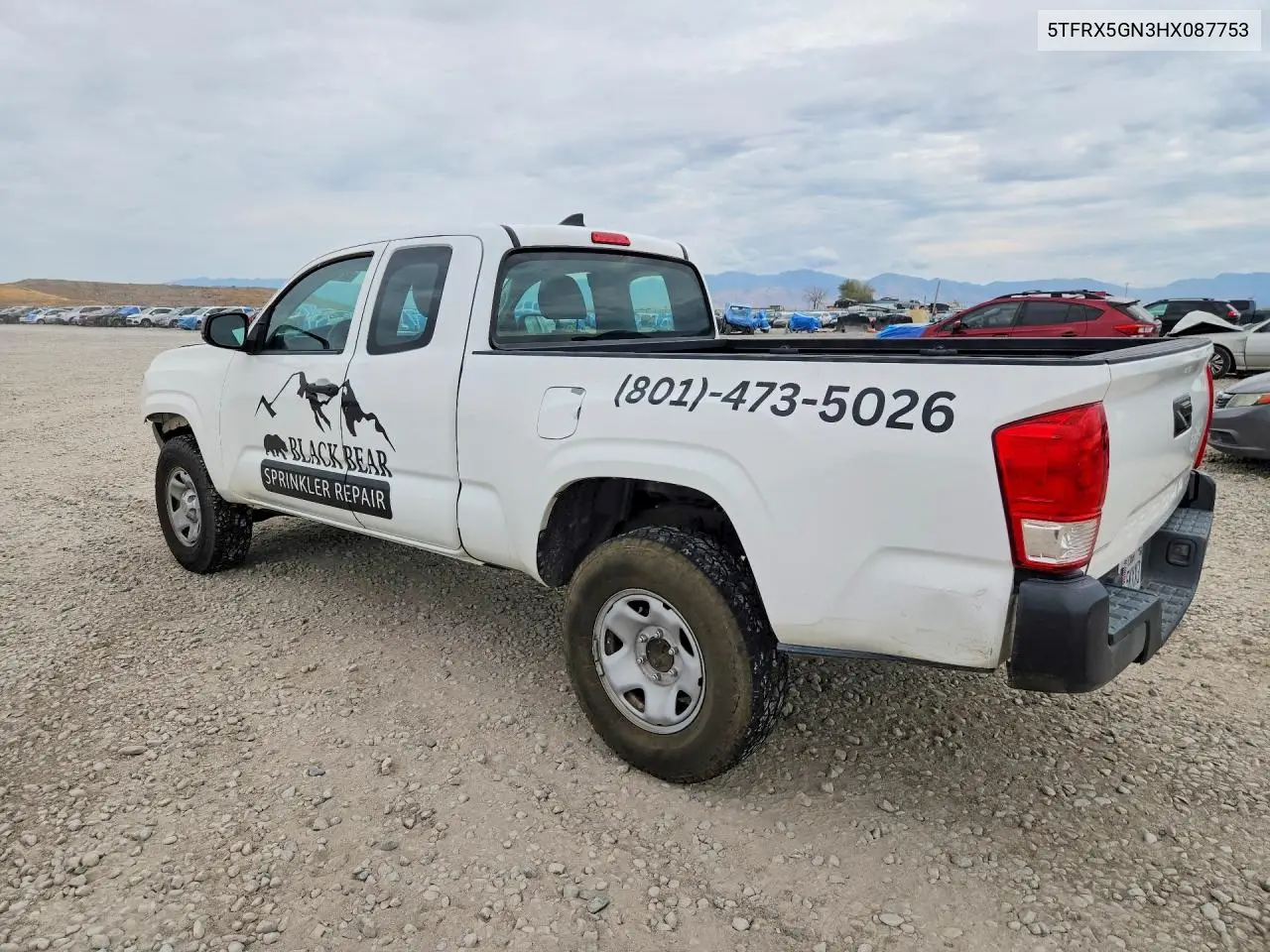 2017 Toyota Tacoma Sr VIN: 5TFRX5GN3HX087753 Lot: 62136246