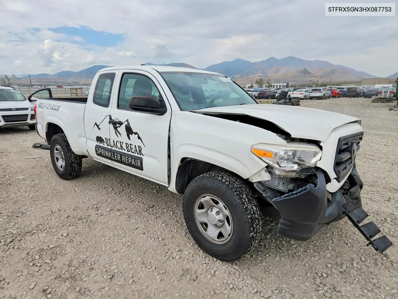 2017 Toyota Tacoma Sr VIN: 5TFRX5GN3HX087753 Lot: 62136246