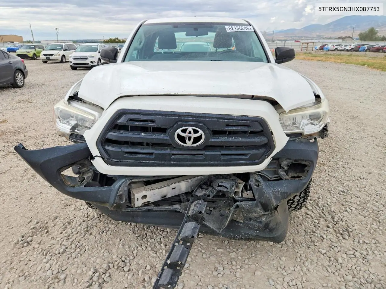 2017 Toyota Tacoma Sr VIN: 5TFRX5GN3HX087753 Lot: 62136246