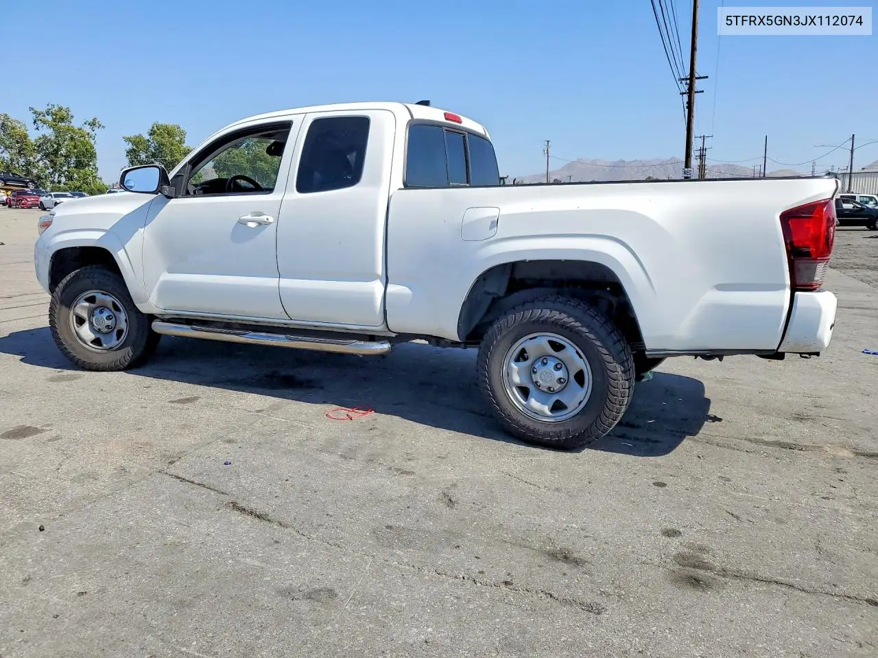 2018 Toyota Tacoma Sr VIN: 5TFRX5GN3JX112074 Lot: 52740076