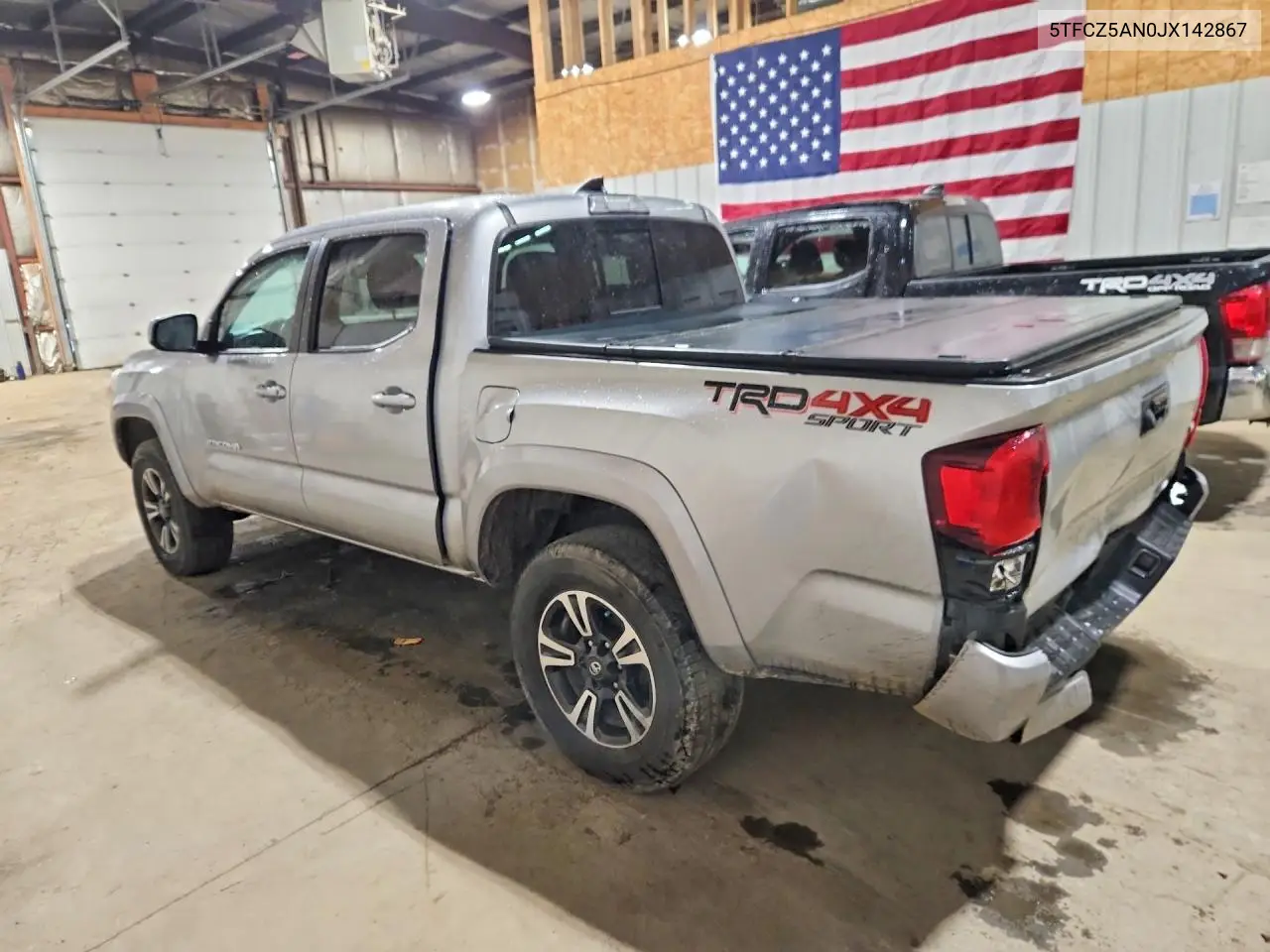 2018 Toyota Tacoma Trd Sport VIN: 5TFCZ5AN0JX142867 Lot: 60987646