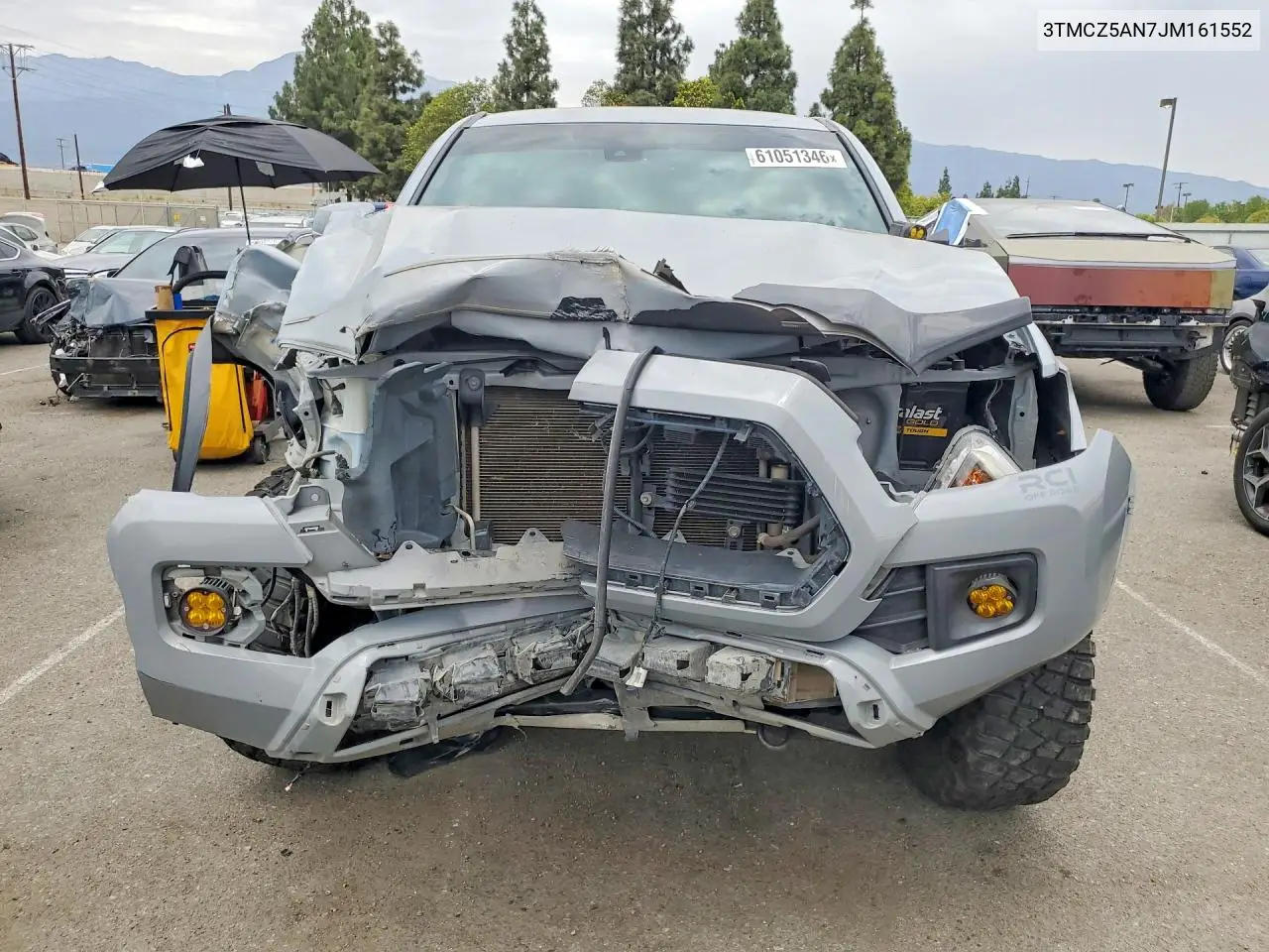 2018 Toyota Tacoma Trd Off-Road VIN: 3TMCZ5AN7JM161552 Lot: 61051346