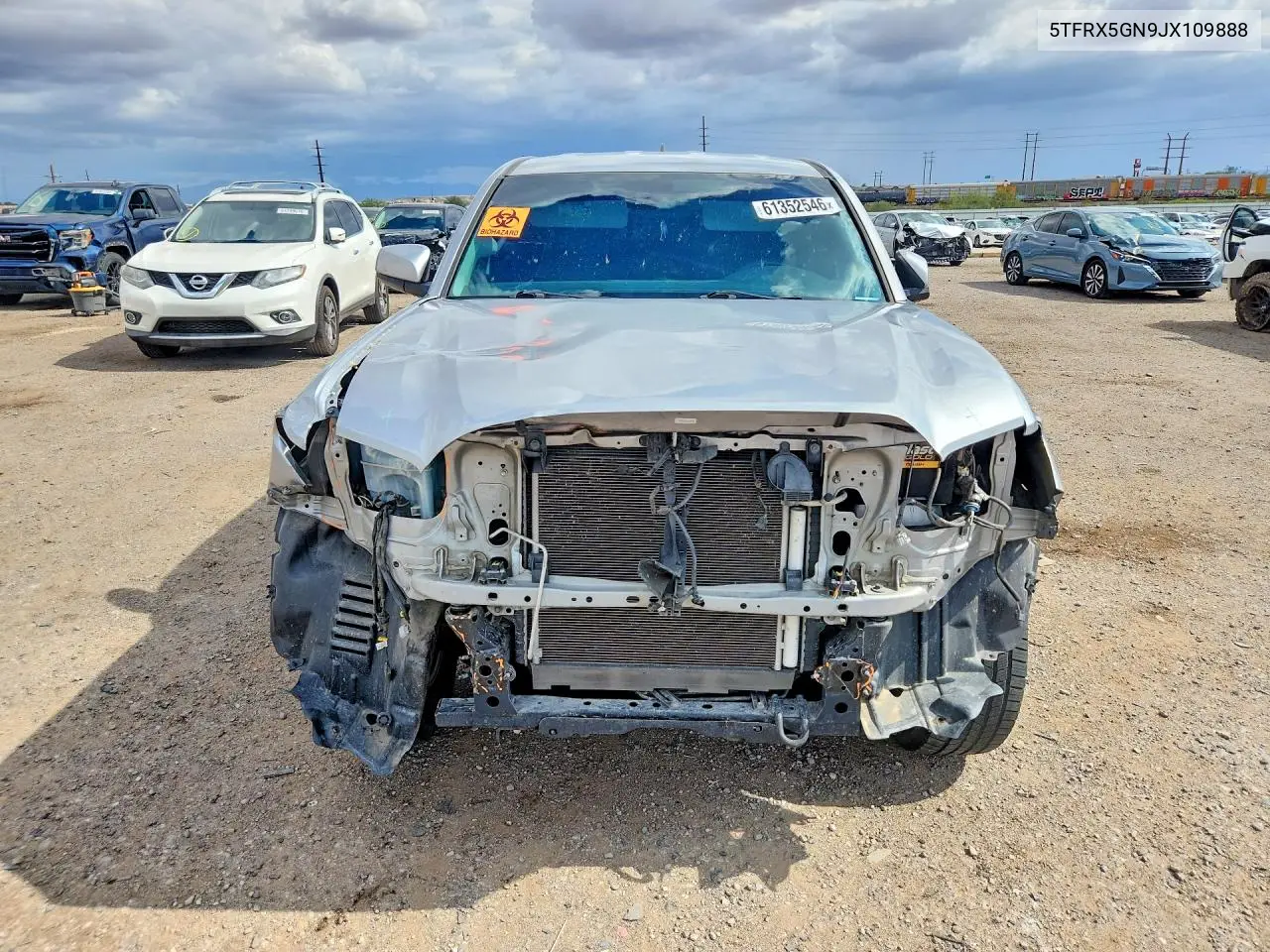2018 Toyota Tacoma Sr5 VIN: 5TFRX5GN9JX109888 Lot: 61352546
