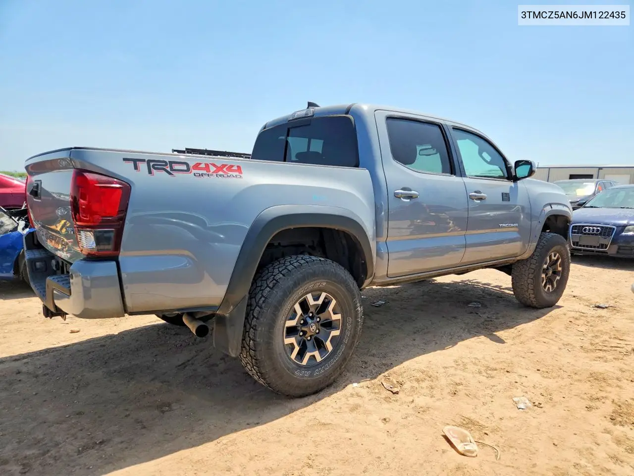 2018 Toyota Tacoma Trd Off-Road VIN: 3TMCZ5AN6JM122435 Lot: 61737676