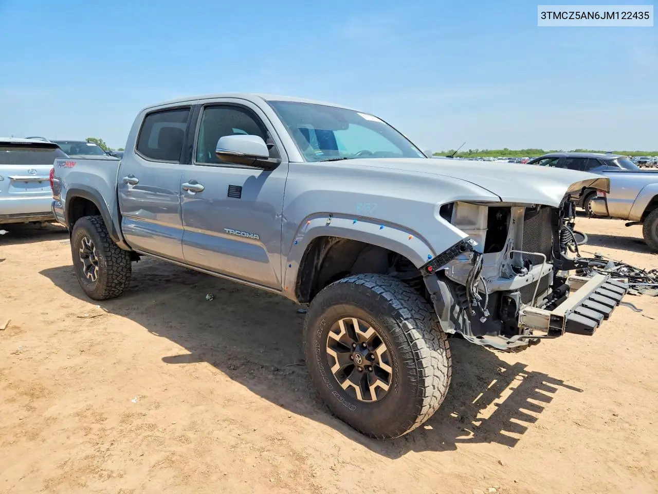 2018 Toyota Tacoma Trd Off-Road VIN: 3TMCZ5AN6JM122435 Lot: 61737676