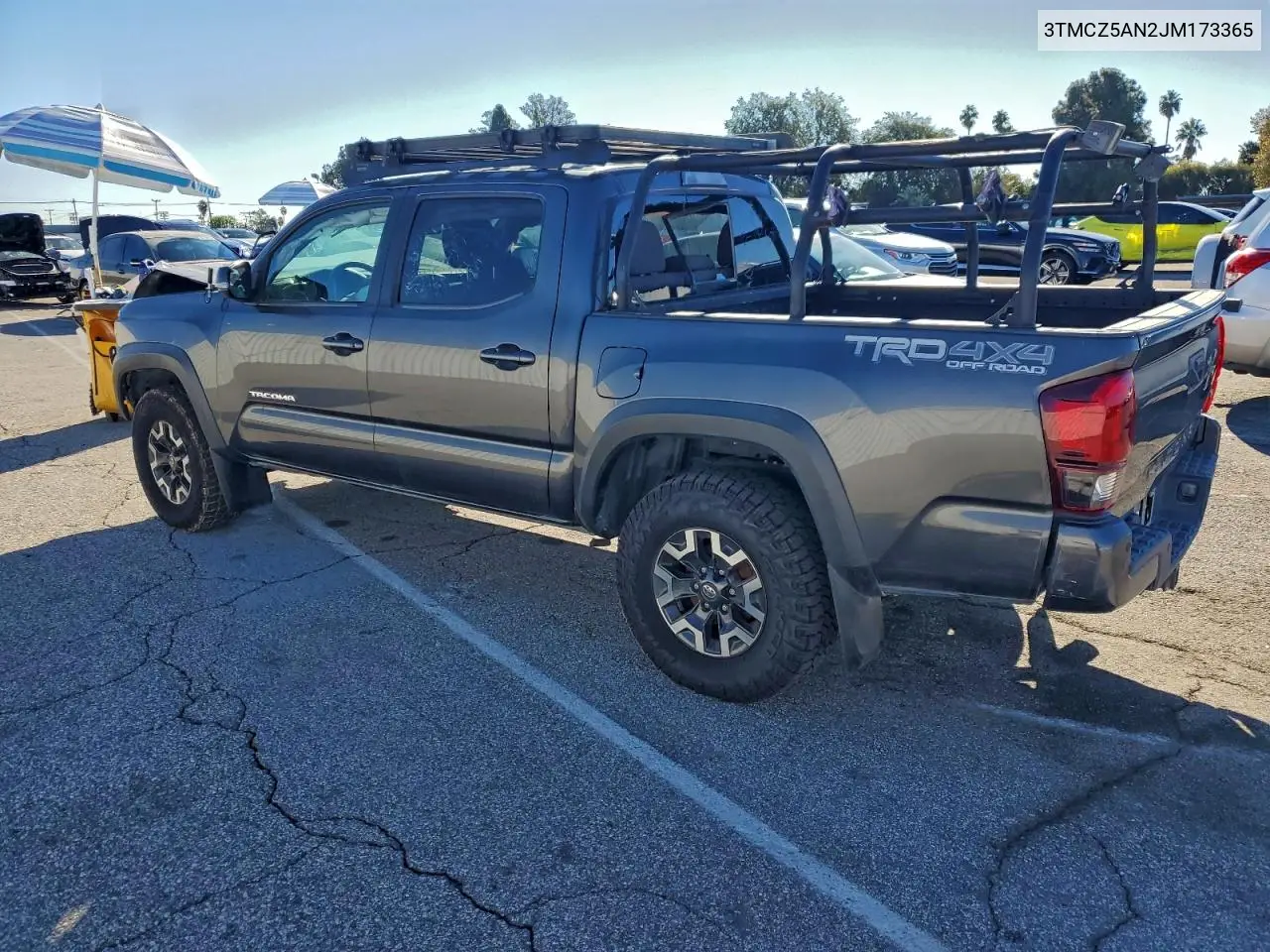 3TMCZ5AN2JM173365 2018 Toyota Tacoma Double Cab