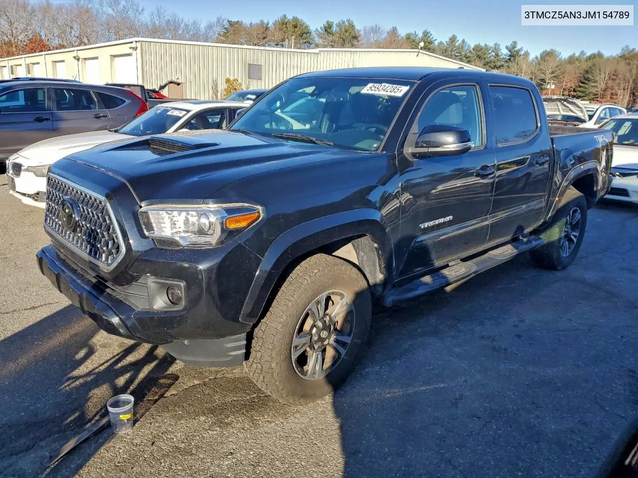 3TMCZ5AN3JM154789 2018 Toyota Tacoma Double Cab