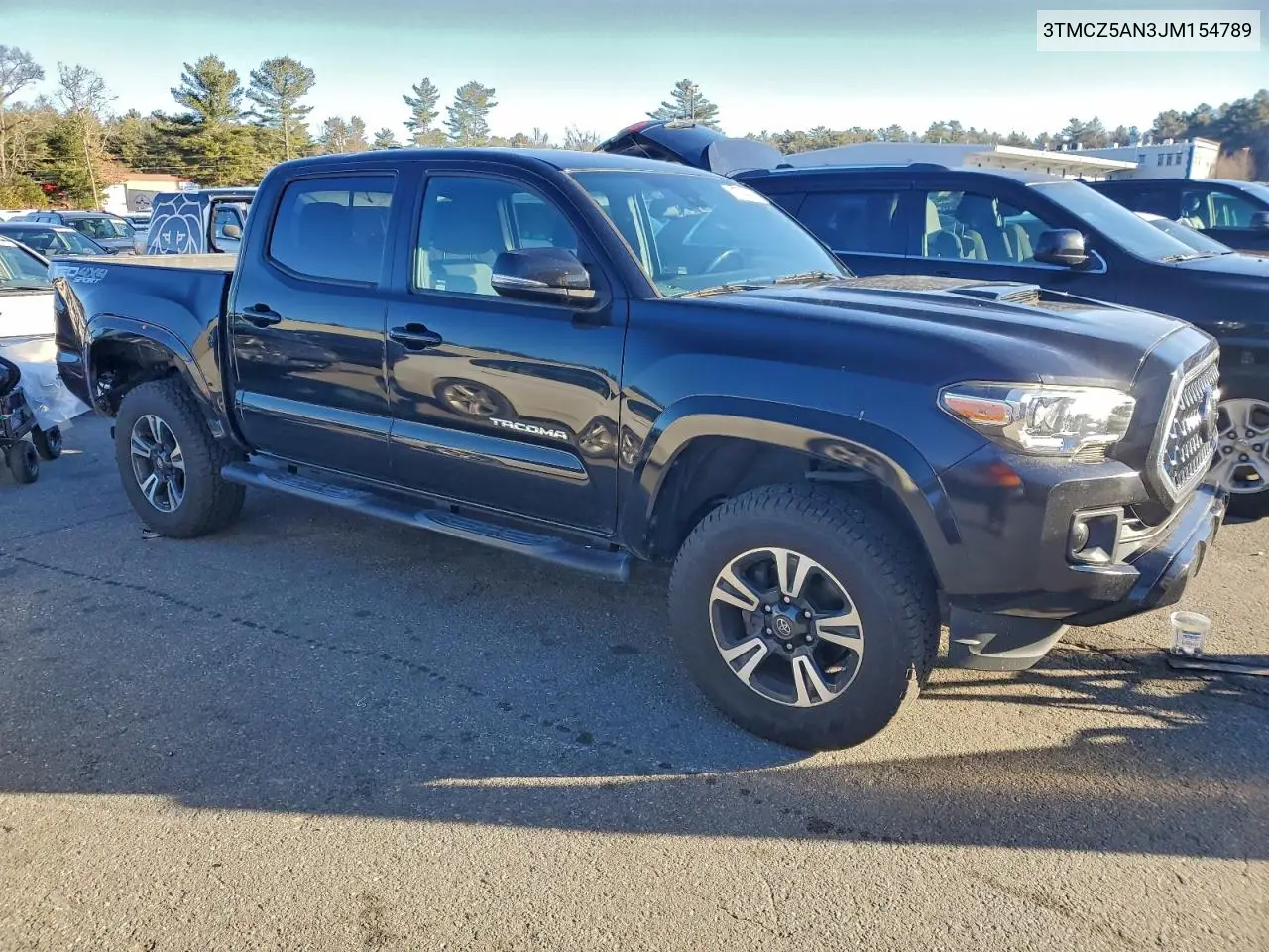 3TMCZ5AN3JM154789 2018 Toyota Tacoma Double Cab