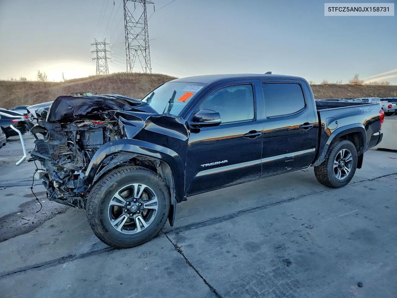 5TFCZ5AN0JX158731 2018 Toyota Tacoma Double Cab