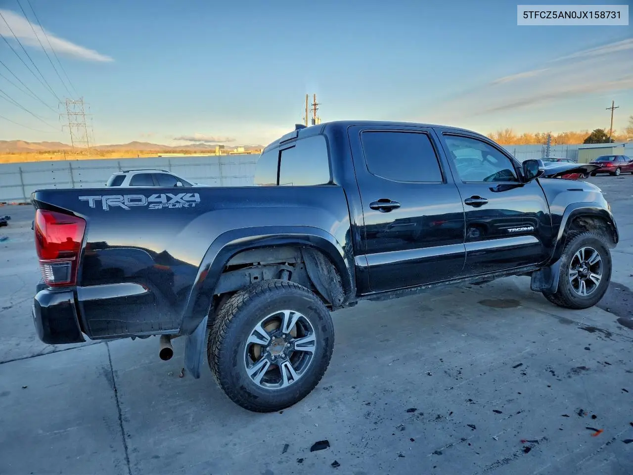 5TFCZ5AN0JX158731 2018 Toyota Tacoma Double Cab