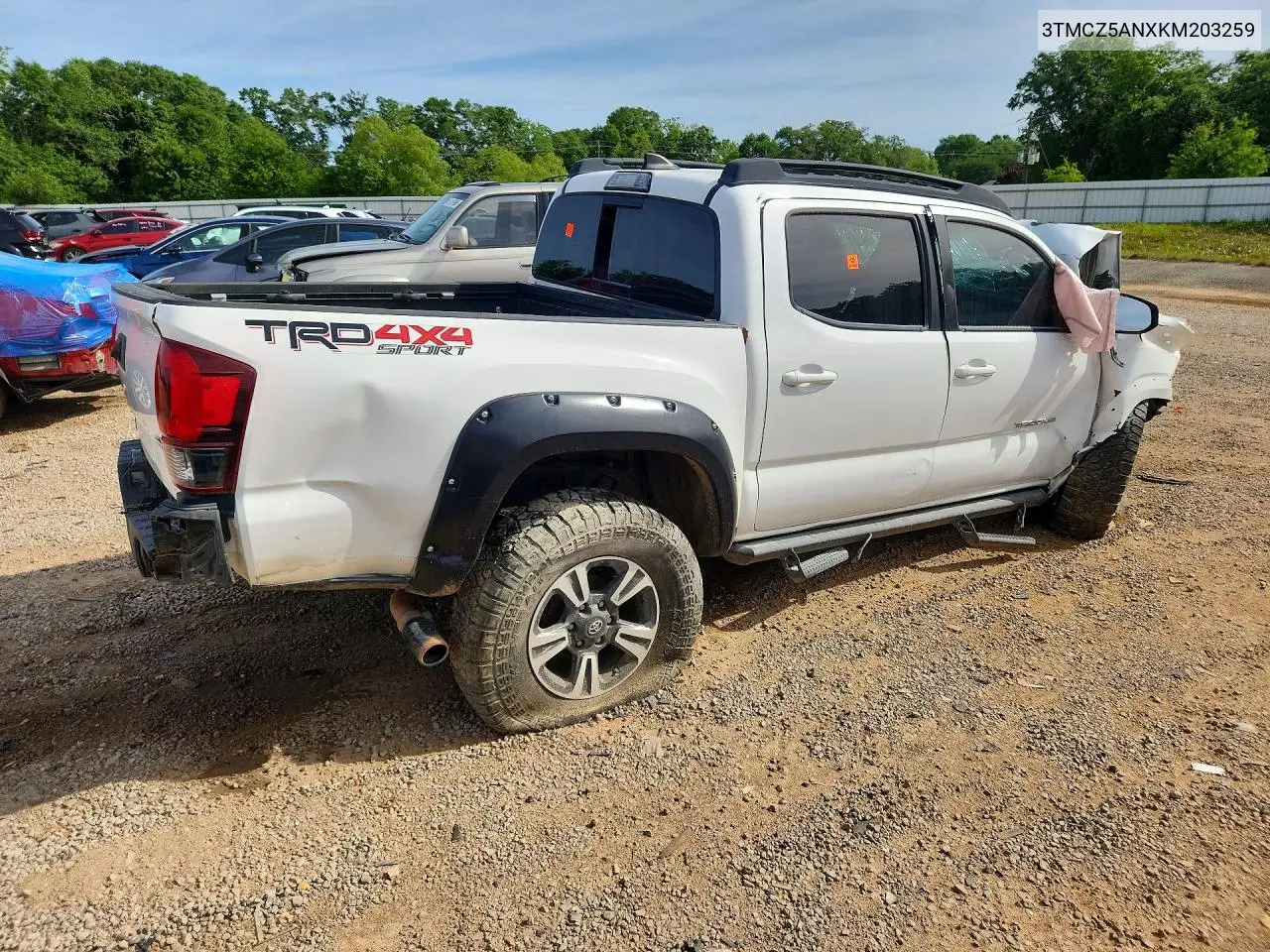 3TMCZ5ANXKM203259 2019 Toyota Tacoma Trd Sport