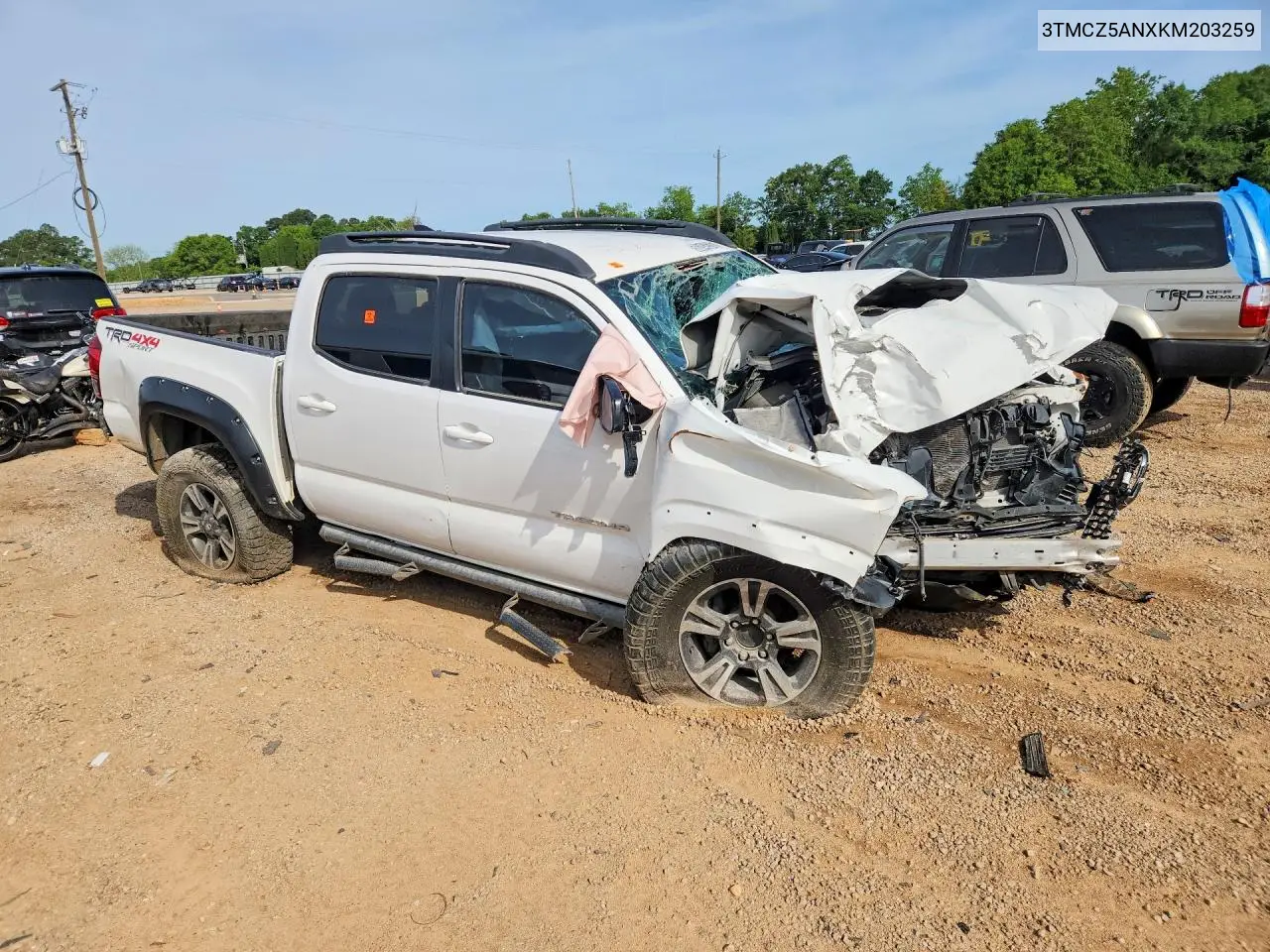 3TMCZ5ANXKM203259 2019 Toyota Tacoma Trd Sport