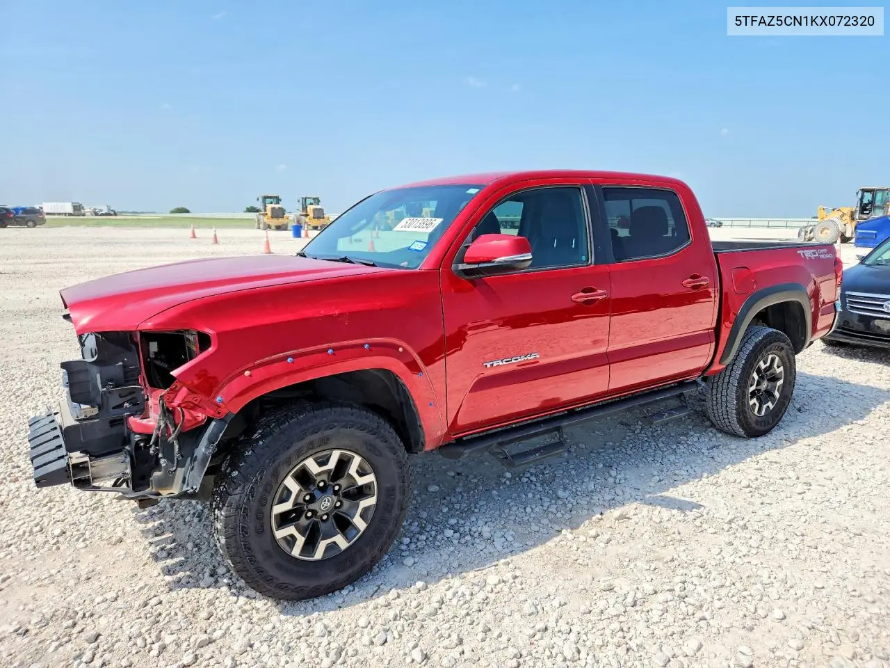 2019 Toyota Tacoma Trd Off-Road VIN: 5TFAZ5CN1KX072320 Lot: 53013896