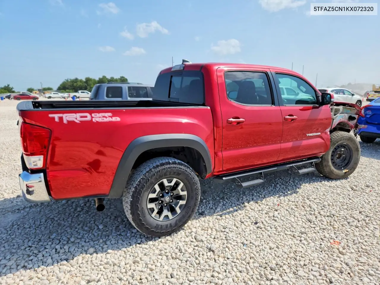 2019 Toyota Tacoma Trd Off-Road VIN: 5TFAZ5CN1KX072320 Lot: 53013896