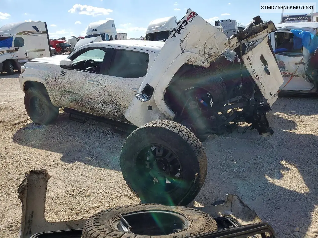 2019 Toyota Tacoma Trd Sport VIN: 3TMDZ5BN6KM076531 Lot: 57129306