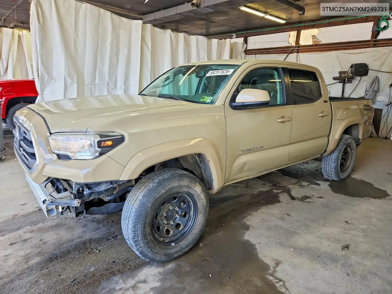 2019 Toyota Tacoma Sr5 V6 VIN: 3TMCZ5AN7KM249731 Lot: 58297826