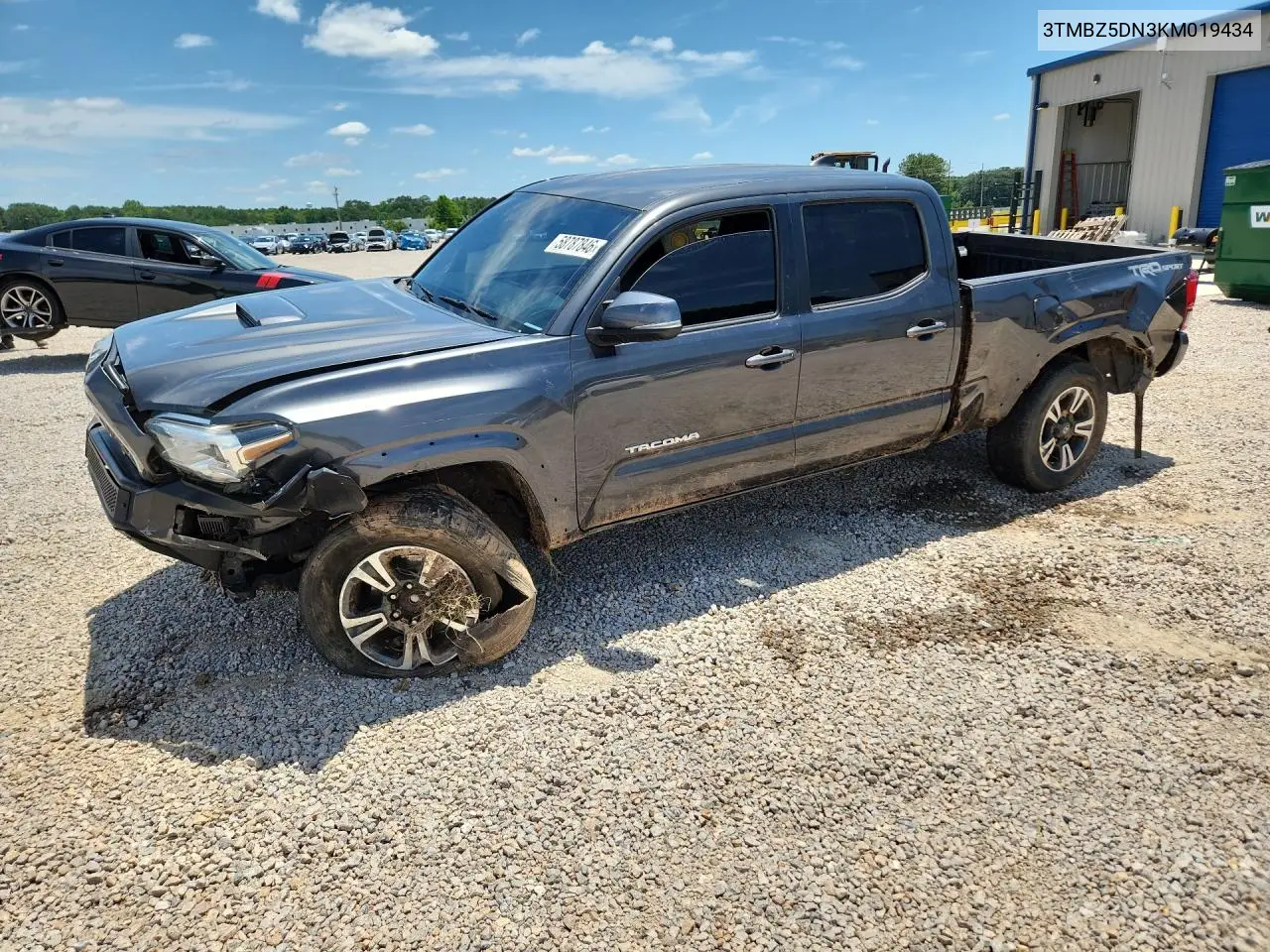2019 Toyota Tacoma Trd Sport VIN: 3TMBZ5DN3KM019434 Lot: 58787846