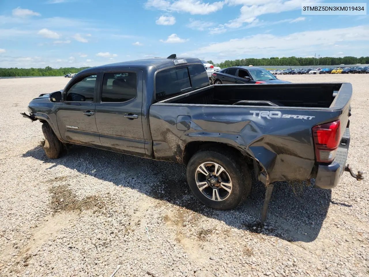 2019 Toyota Tacoma Trd Sport VIN: 3TMBZ5DN3KM019434 Lot: 58787846