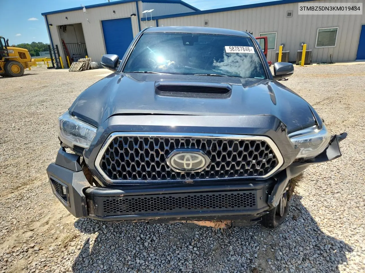 2019 Toyota Tacoma Trd Sport VIN: 3TMBZ5DN3KM019434 Lot: 58787846