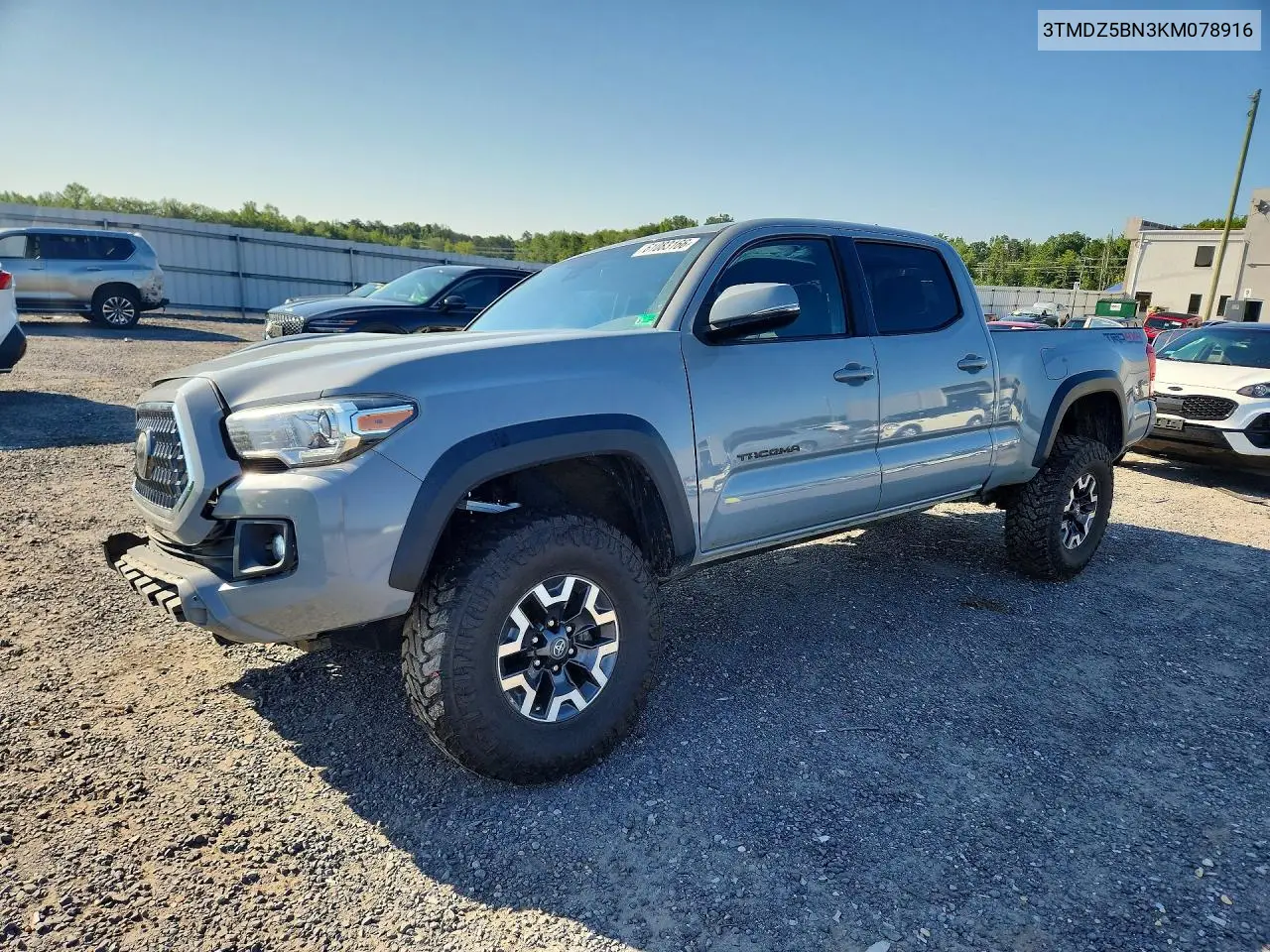 2019 Toyota Tacoma Trd Off-Road VIN: 3TMDZ5BN3KM078916 Lot: 61083166