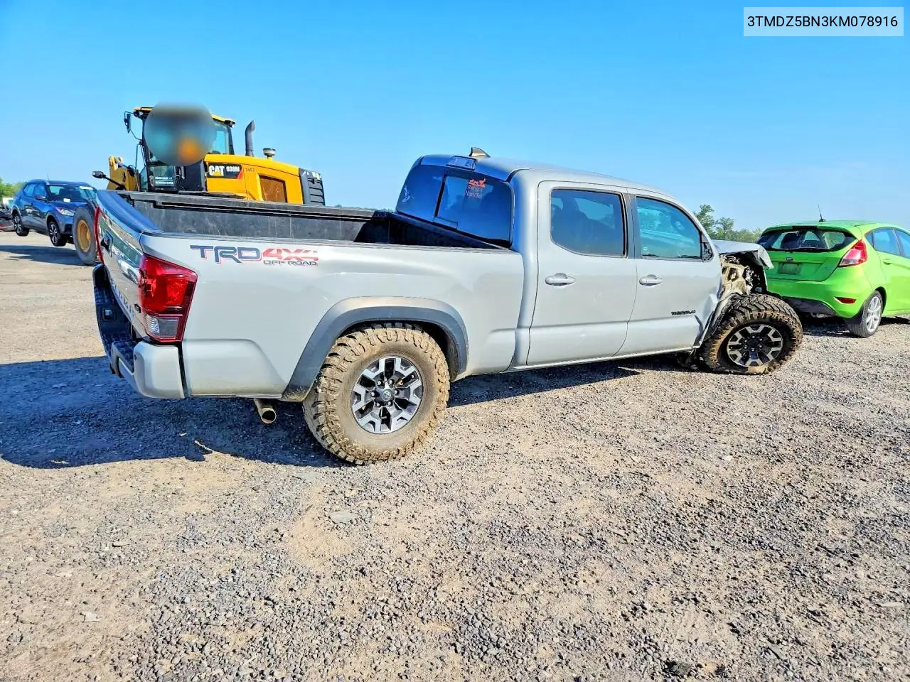2019 Toyota Tacoma Trd Off-Road VIN: 3TMDZ5BN3KM078916 Lot: 61083166