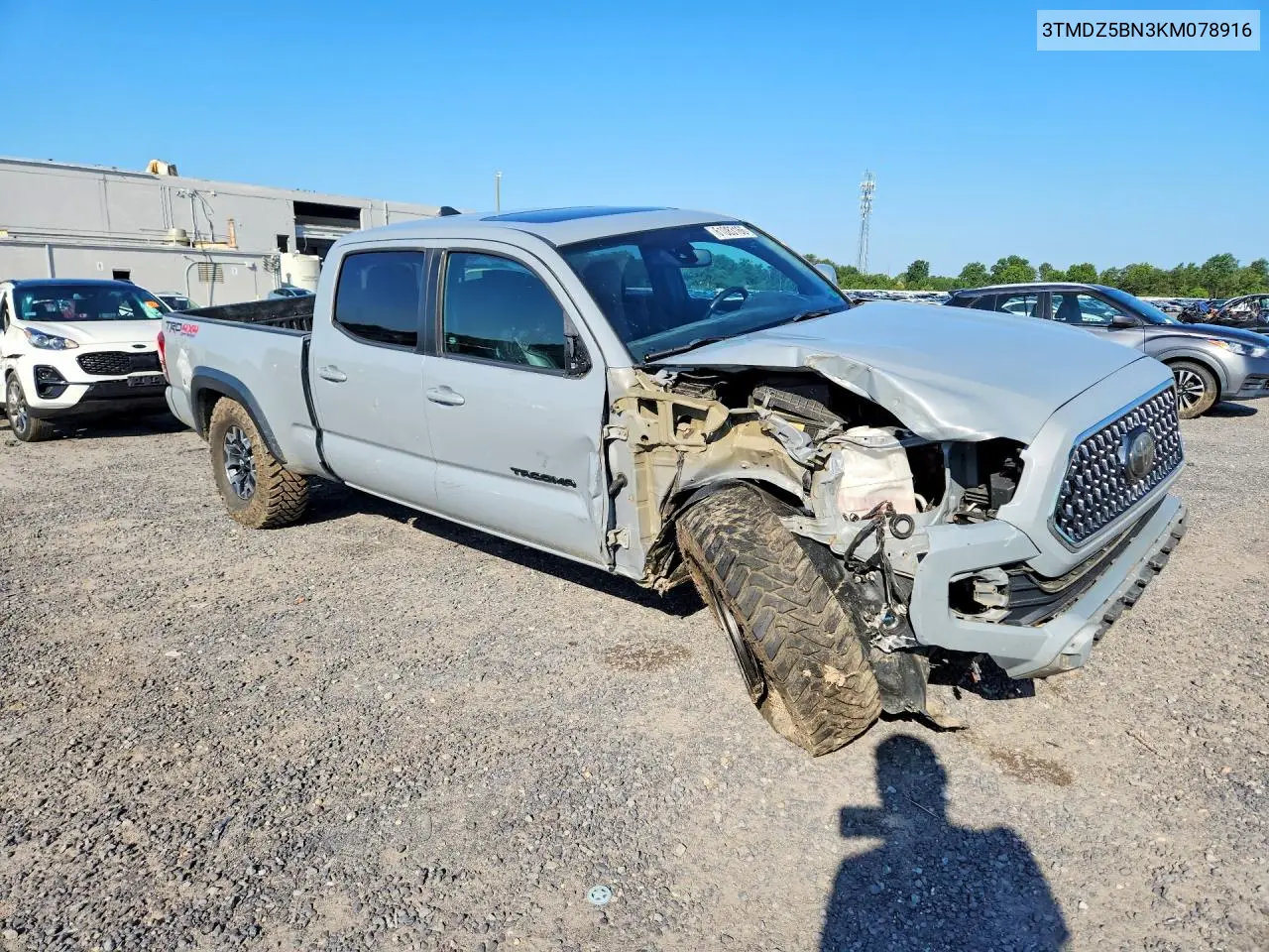 2019 Toyota Tacoma Trd Off-Road VIN: 3TMDZ5BN3KM078916 Lot: 61083166