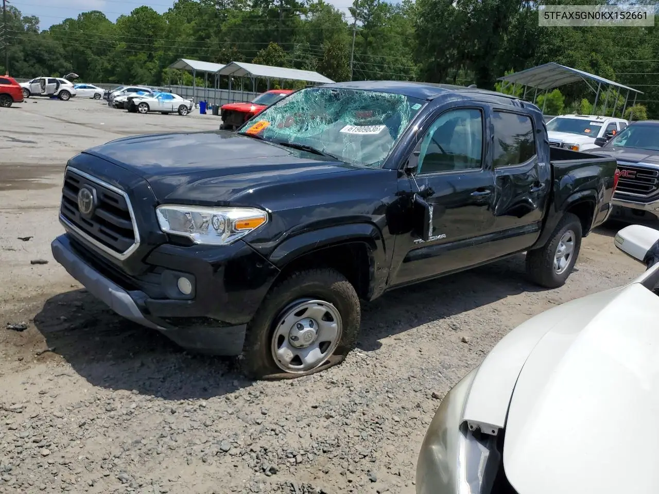 2019 Toyota Tacoma Sr5 VIN: 5TFAX5GN0KX152661 Lot: 61909636