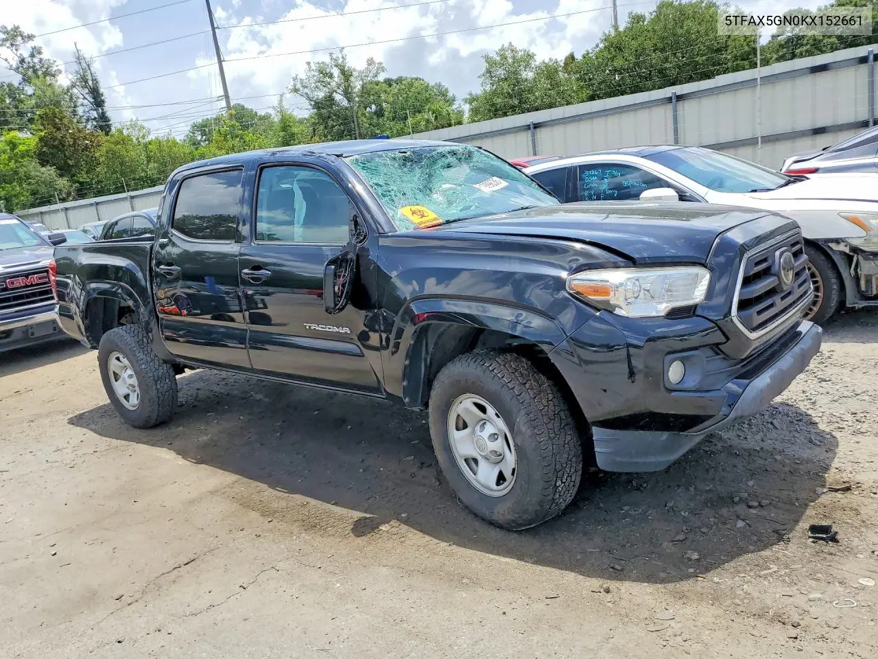 2019 Toyota Tacoma Sr5 VIN: 5TFAX5GN0KX152661 Lot: 61909636