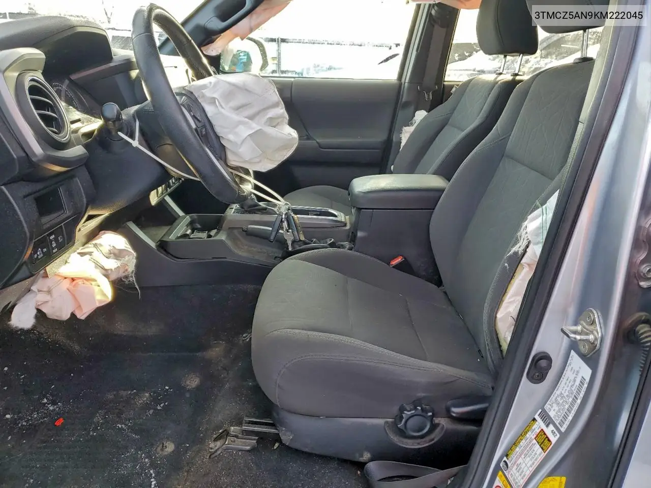 3TMCZ5AN9KM222045 2019 Toyota Tacoma Double Cab