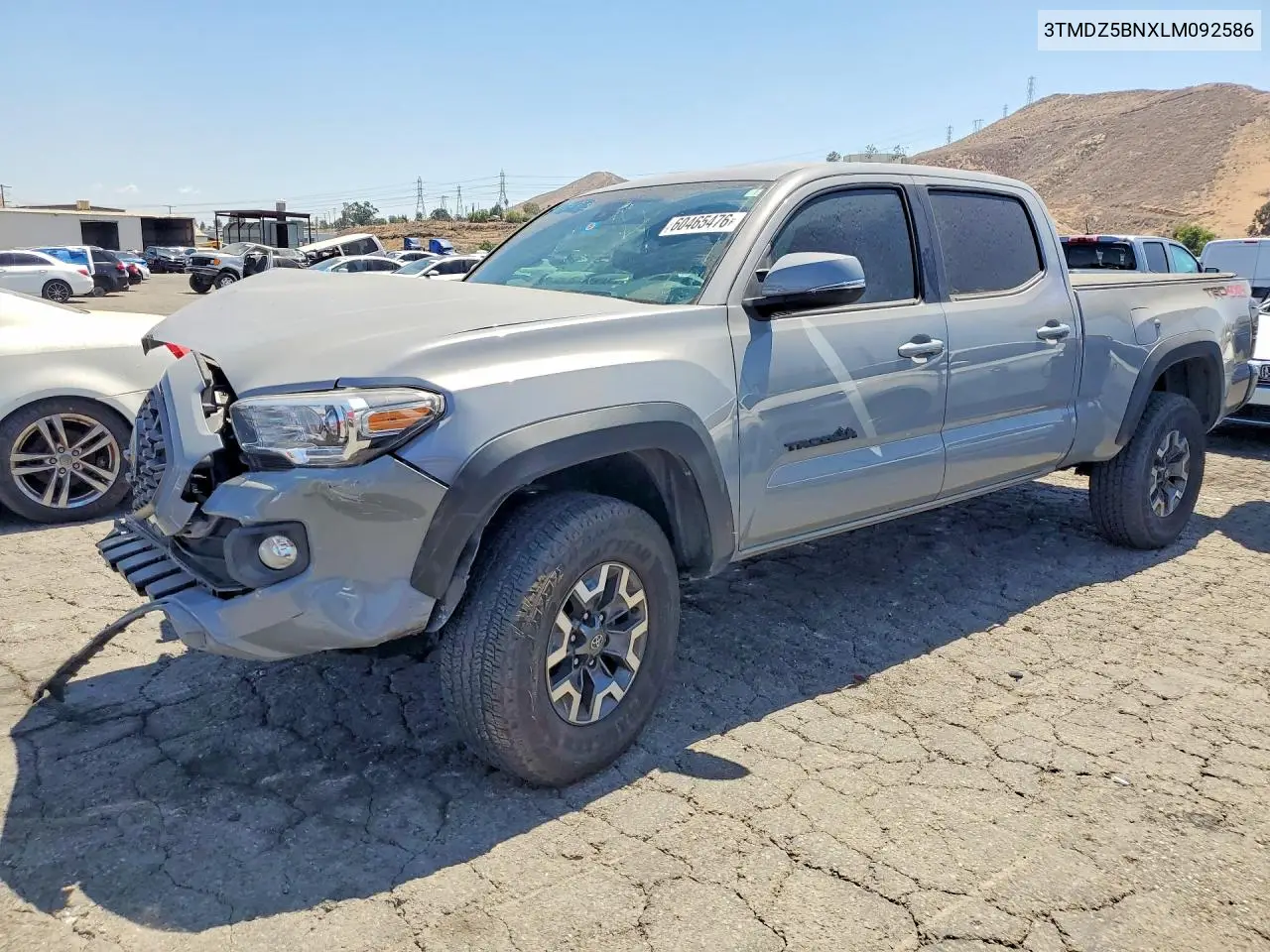 2020 Toyota Tacoma Trd Off-Road VIN: 3TMDZ5BNXLM092586 Lot: 60465476