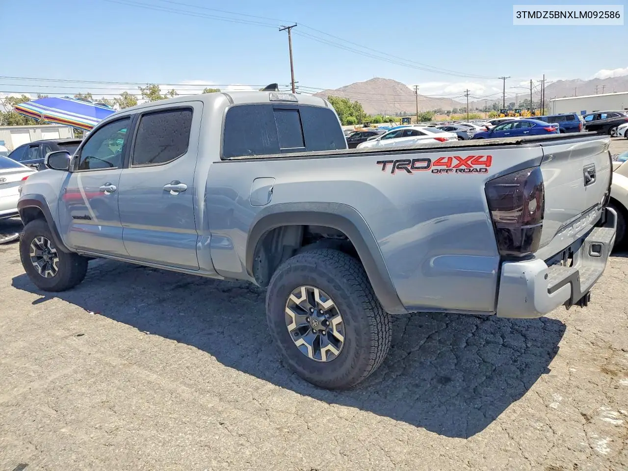 2020 Toyota Tacoma Trd Off-Road VIN: 3TMDZ5BNXLM092586 Lot: 60465476