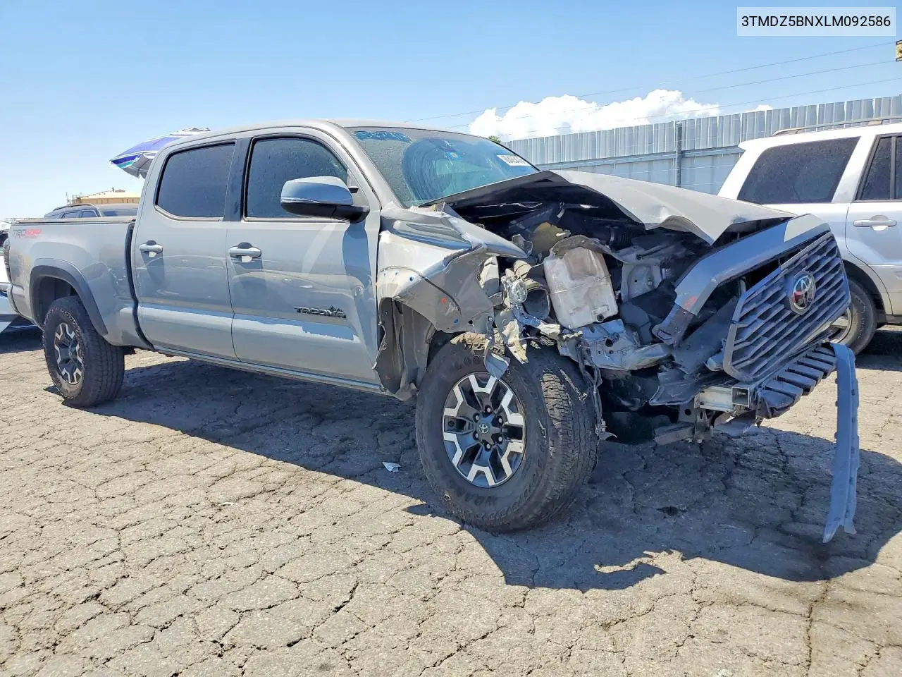 2020 Toyota Tacoma Trd Off-Road VIN: 3TMDZ5BNXLM092586 Lot: 60465476
