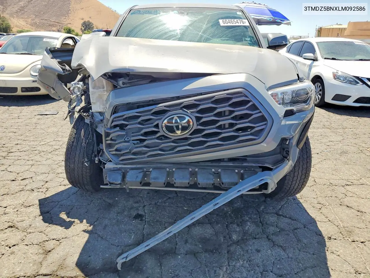 2020 Toyota Tacoma Trd Off-Road VIN: 3TMDZ5BNXLM092586 Lot: 60465476