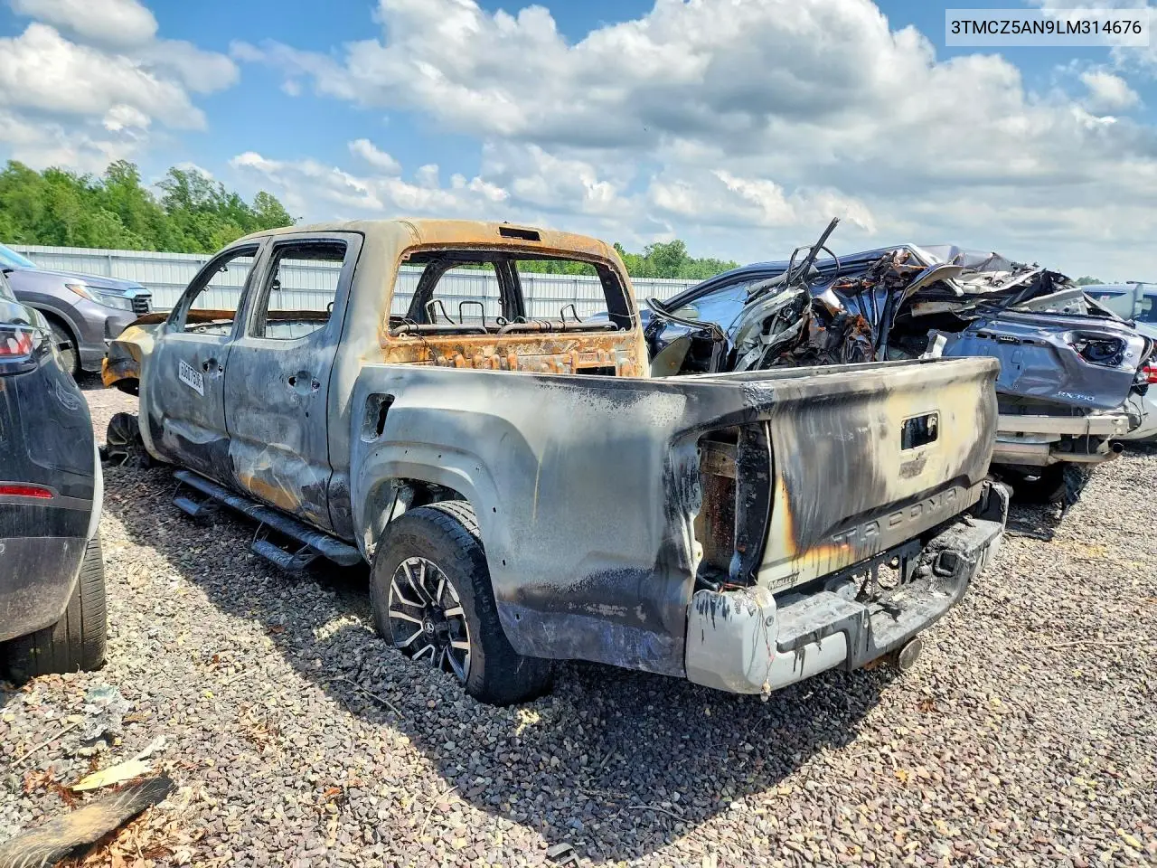 2020 Toyota Tacoma Trd Sport VIN: 3TMCZ5AN9LM314676 Lot: 60607536