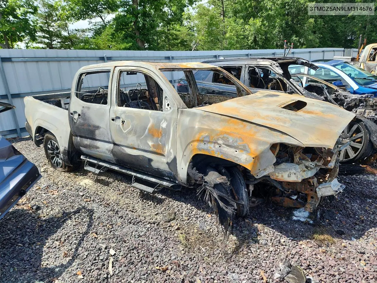 2020 Toyota Tacoma Trd Sport VIN: 3TMCZ5AN9LM314676 Lot: 60607536