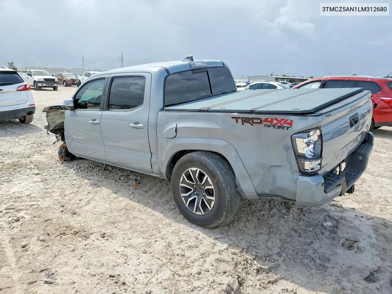 2020 Toyota Tacoma Trd Sport VIN: 3TMCZ5AN1LM312680 Lot: 60810616