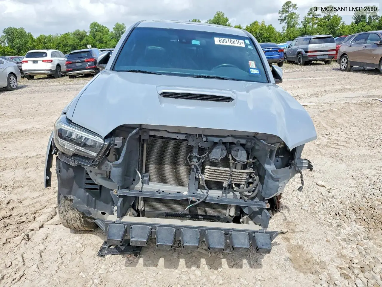 2020 Toyota Tacoma Trd Sport VIN: 3TMCZ5AN1LM312680 Lot: 60810616