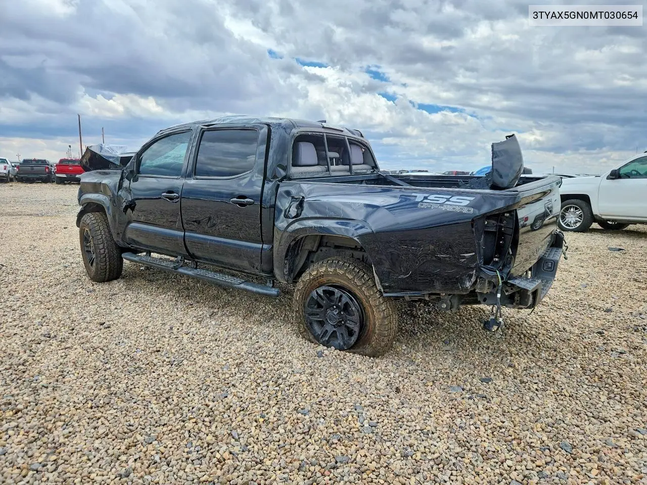3TYAX5GN0MT030654 2021 Toyota Tacoma Sr