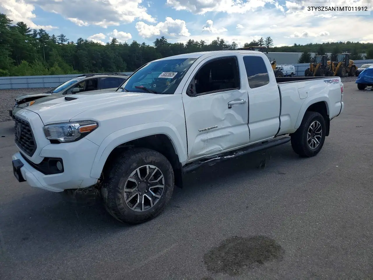2021 Toyota Tacoma Trd Sport VIN: 3TYSZ5AN1MT011912 Lot: 58328826
