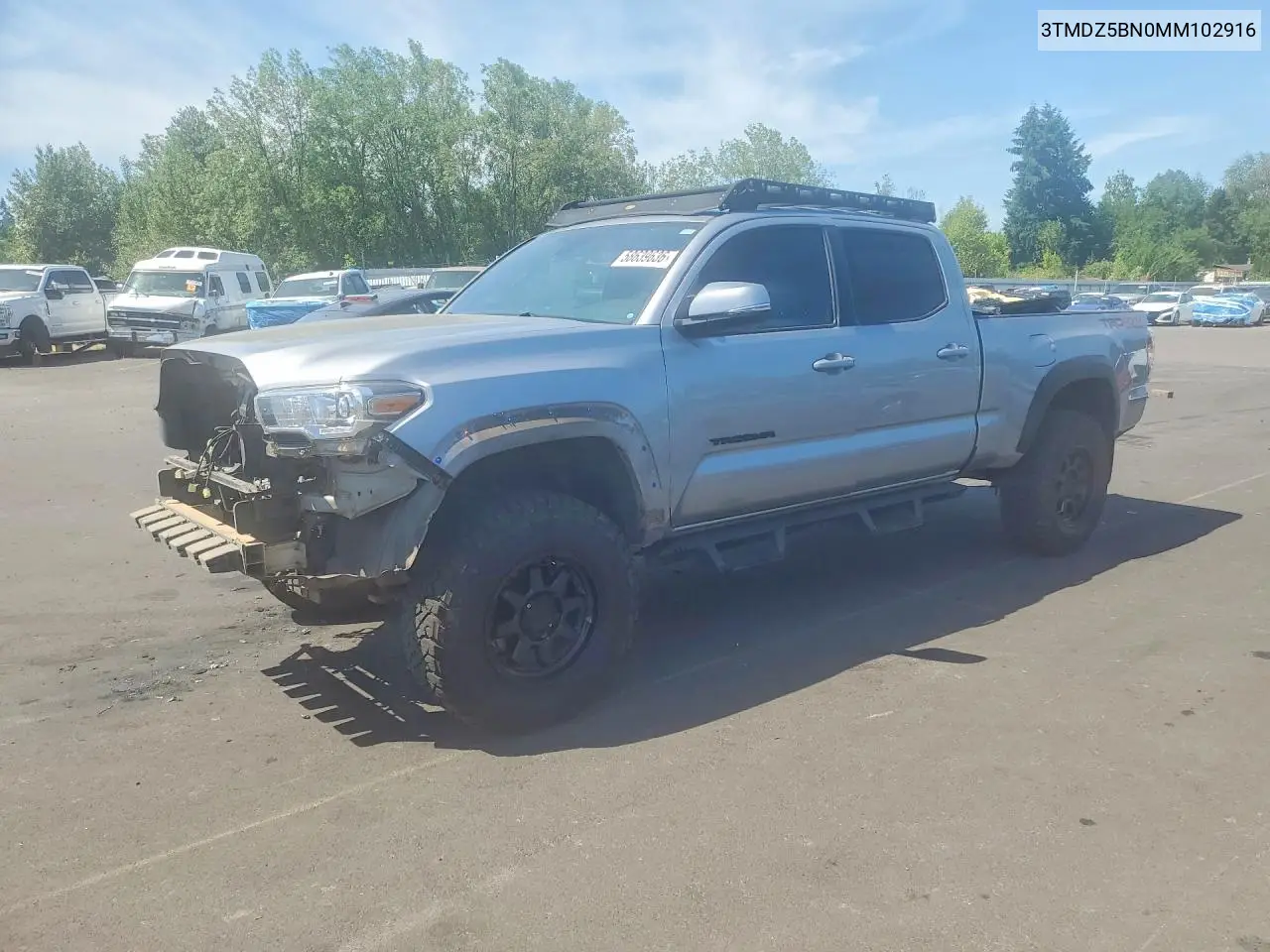 2021 Toyota Tacoma Trd Off-Road VIN: 3TMDZ5BN0MM102916 Lot: 58639636