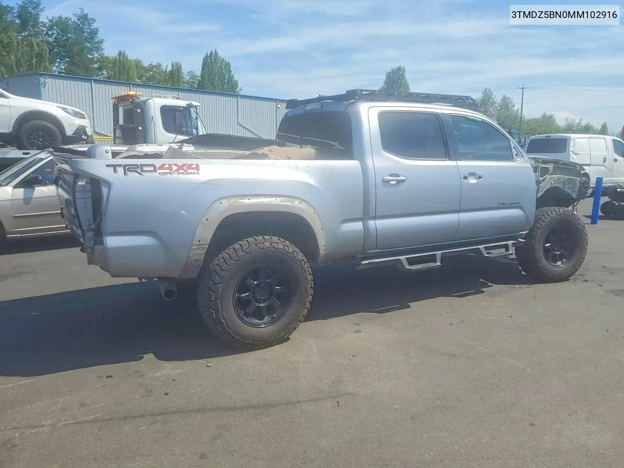 2021 Toyota Tacoma Trd Off-Road VIN: 3TMDZ5BN0MM102916 Lot: 58639636