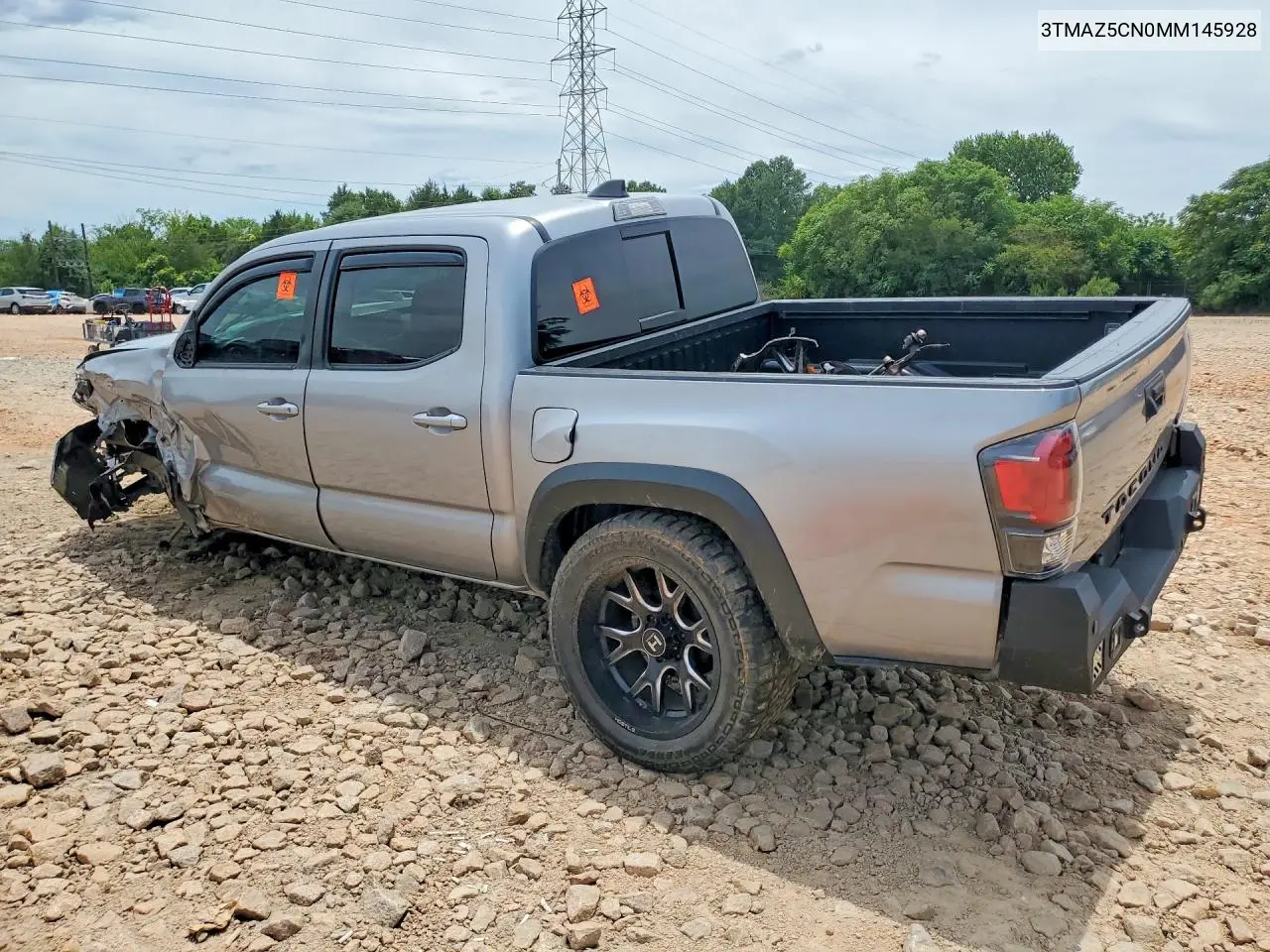 2021 Toyota Tacoma Trd Off-Road VIN: 3TMAZ5CN0MM145928 Lot: 58702076
