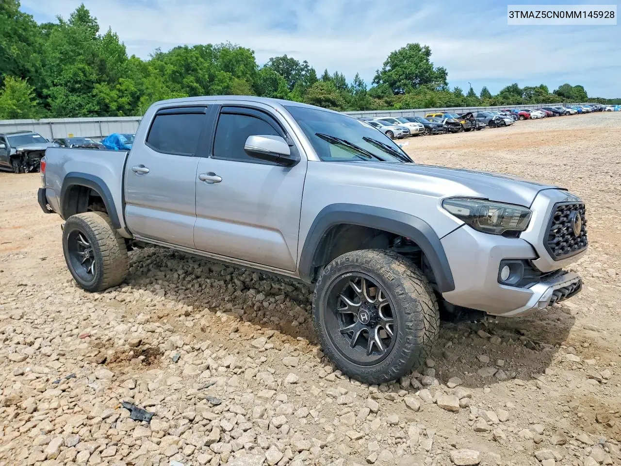 2021 Toyota Tacoma Trd Off-Road VIN: 3TMAZ5CN0MM145928 Lot: 58702076