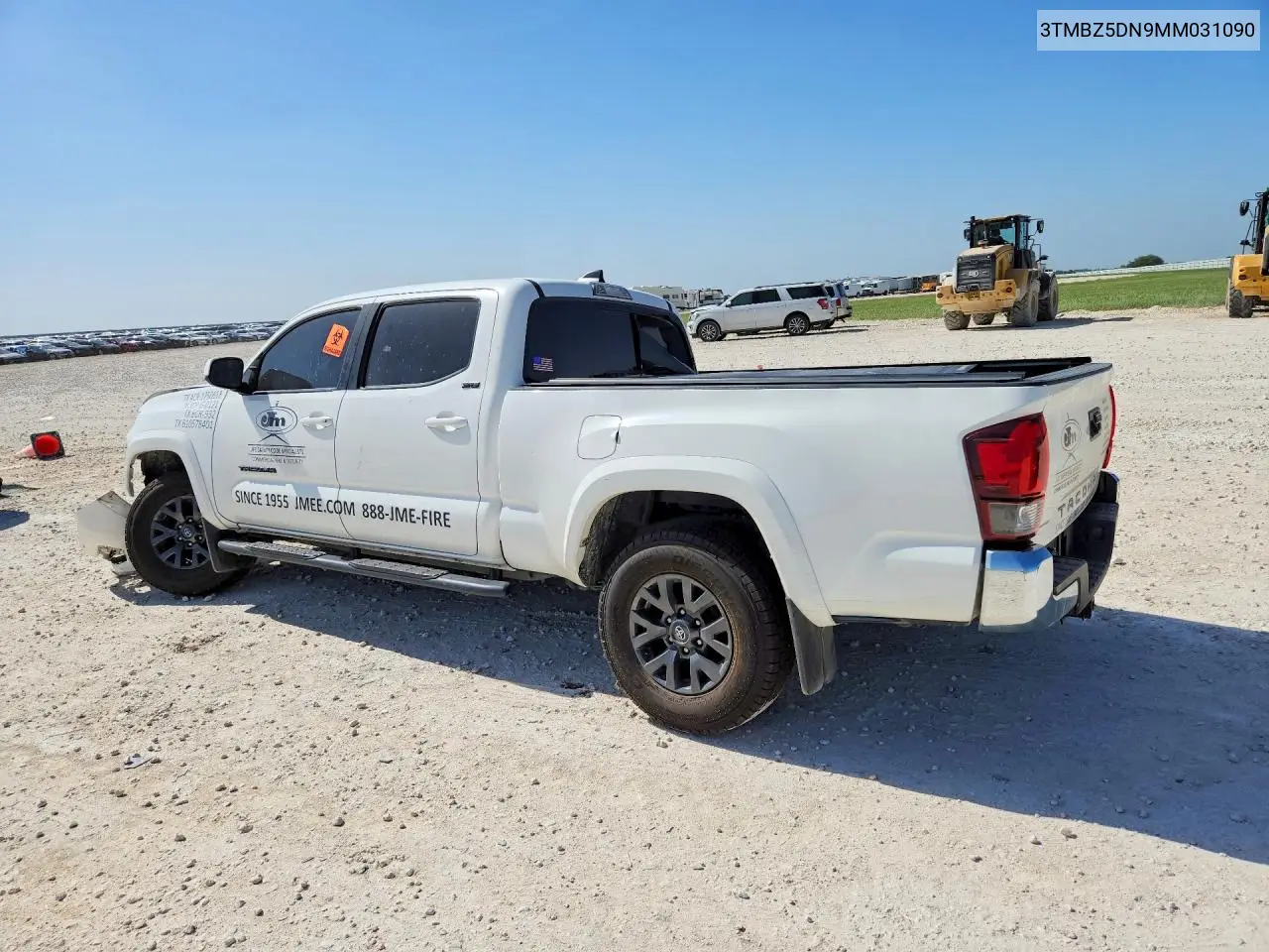 2021 Toyota Tacoma Sr5 V6 VIN: 3TMBZ5DN9MM031090 Lot: 59613346