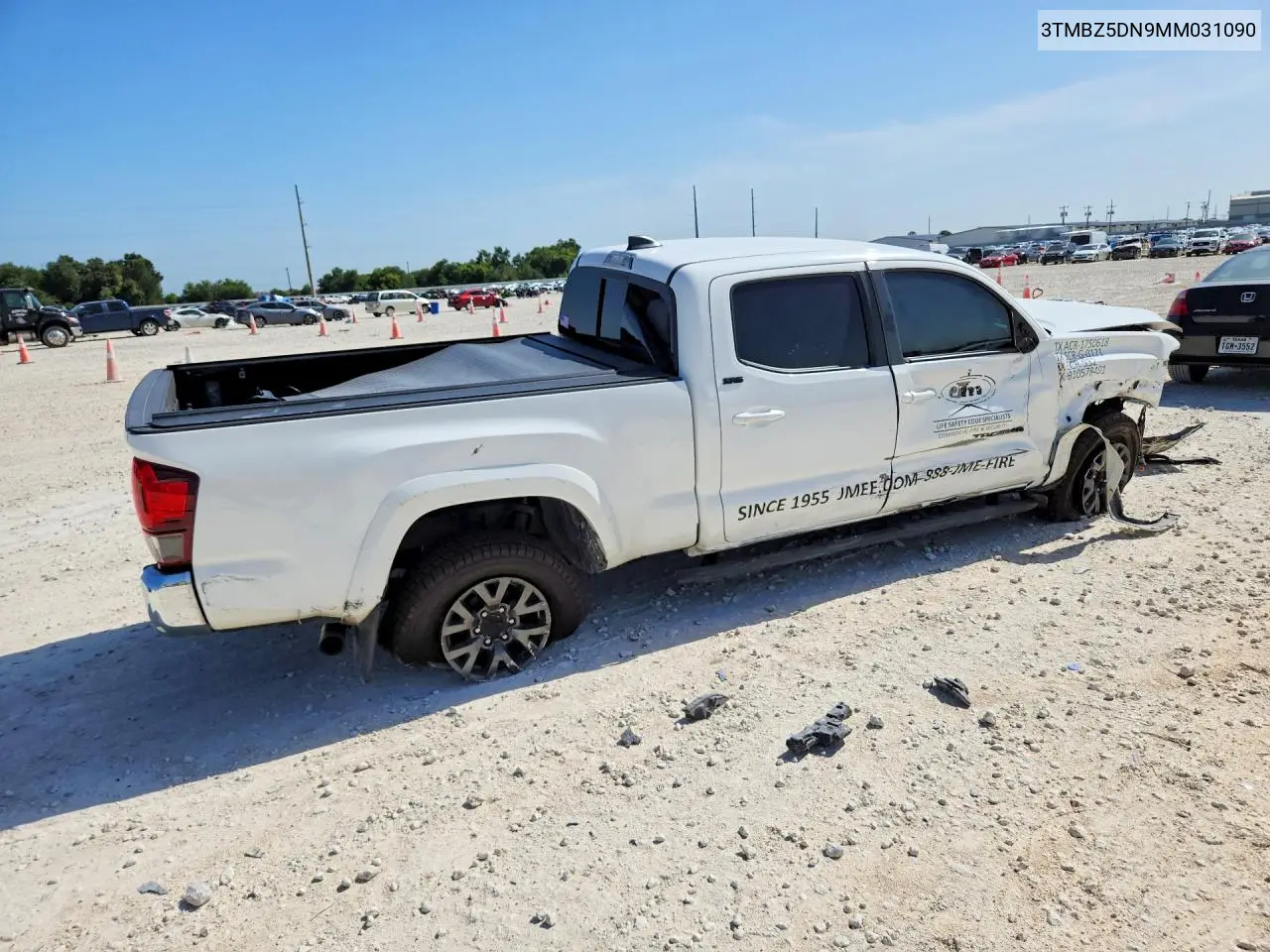 2021 Toyota Tacoma Sr5 V6 VIN: 3TMBZ5DN9MM031090 Lot: 59613346