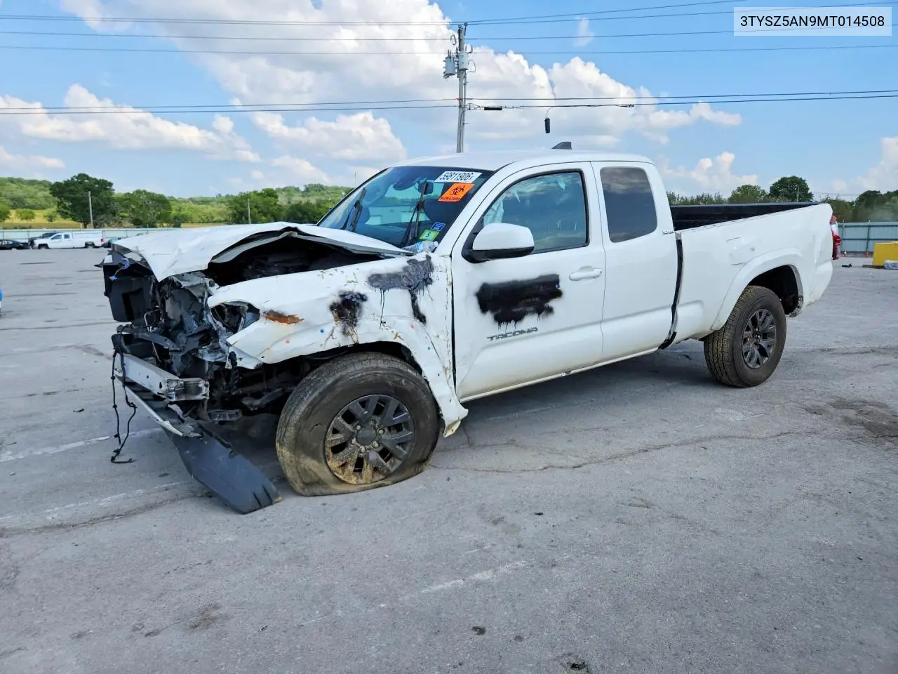 3TYSZ5AN9MT014508 2021 Toyota Tacoma Sr5 V6