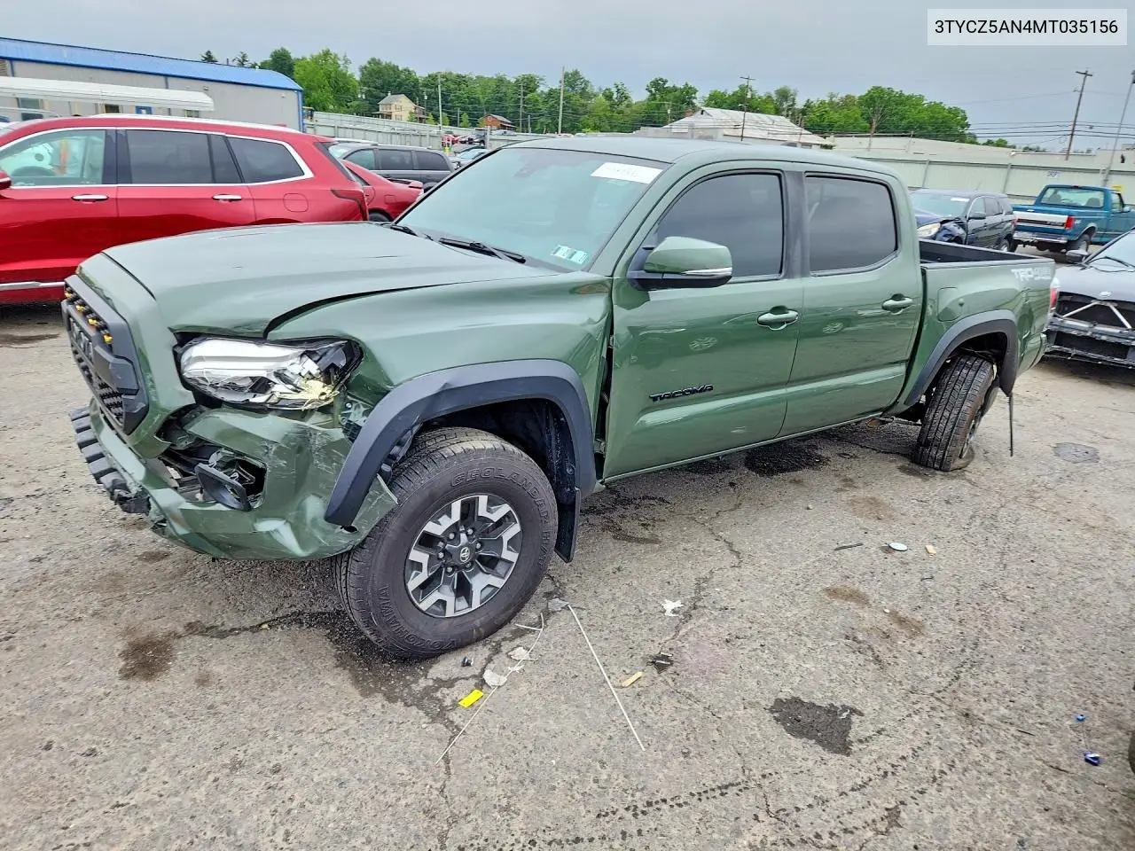 2021 Toyota Tacoma Trd Off-Road VIN: 3TYCZ5AN4MT035156 Lot: 59985986