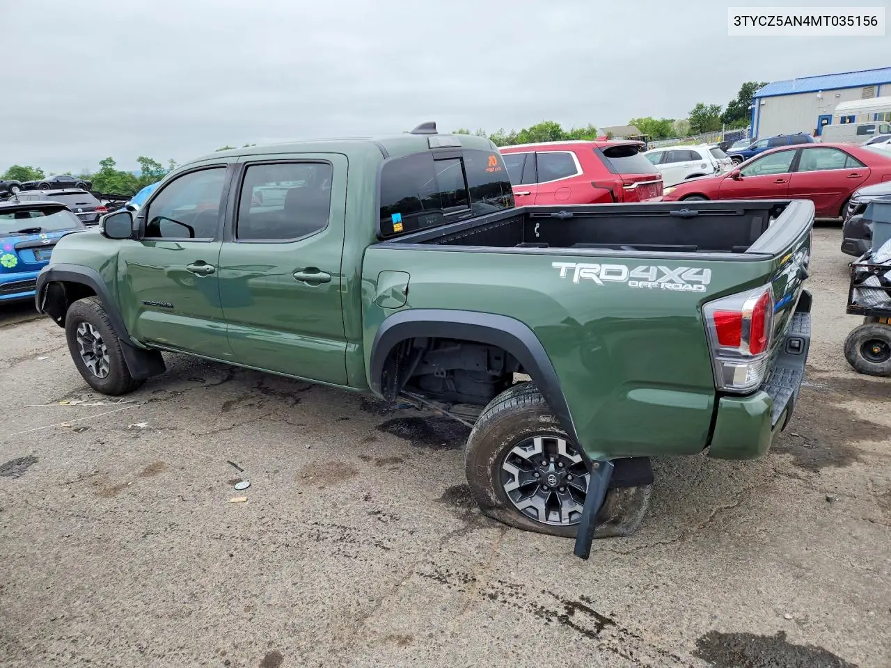 2021 Toyota Tacoma Trd Off-Road VIN: 3TYCZ5AN4MT035156 Lot: 59985986