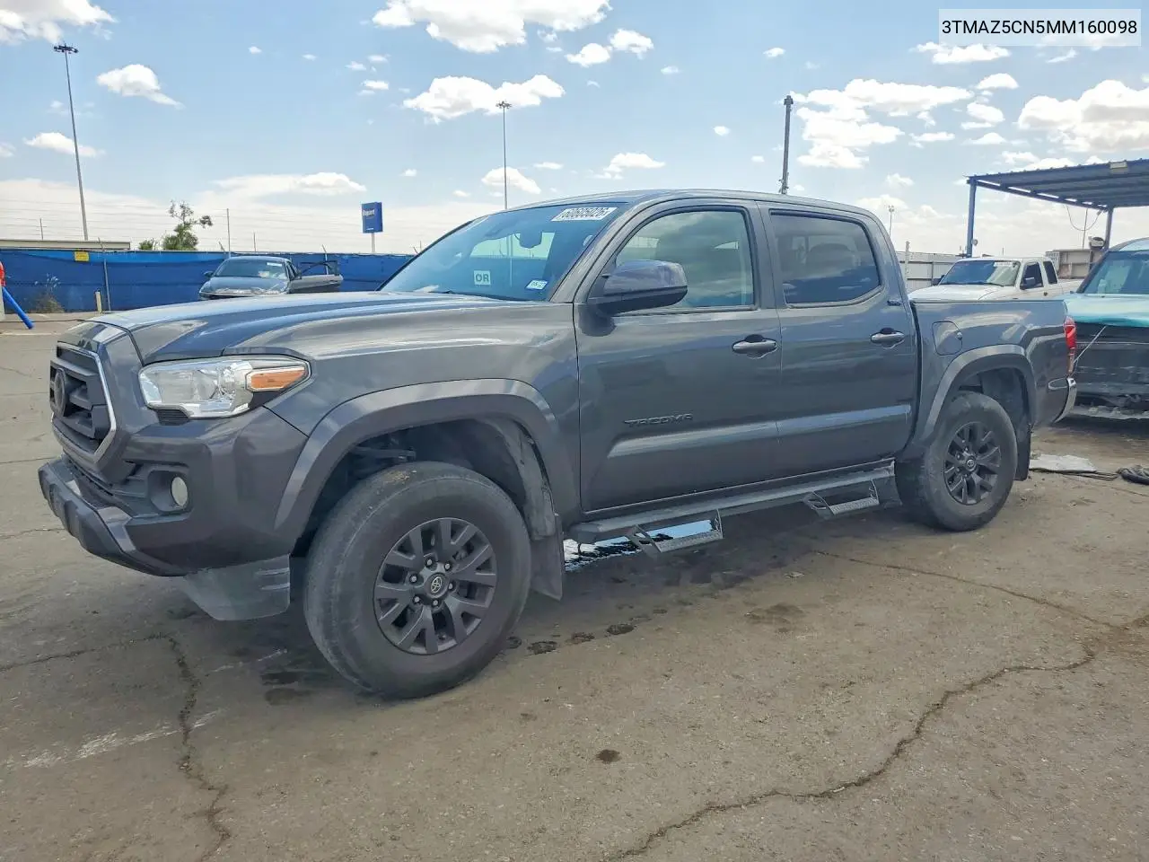 2021 Toyota Tacoma Sr5 V6 VIN: 3TMAZ5CN5MM160098 Lot: 60605026